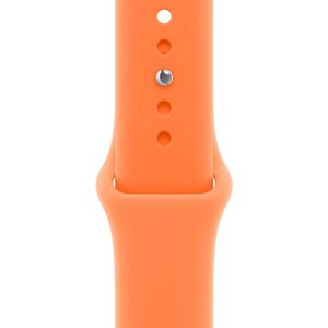 Apple Watch Band - Sport Band - 46mm - Clementine - S/M : Cell Phones & Accessories